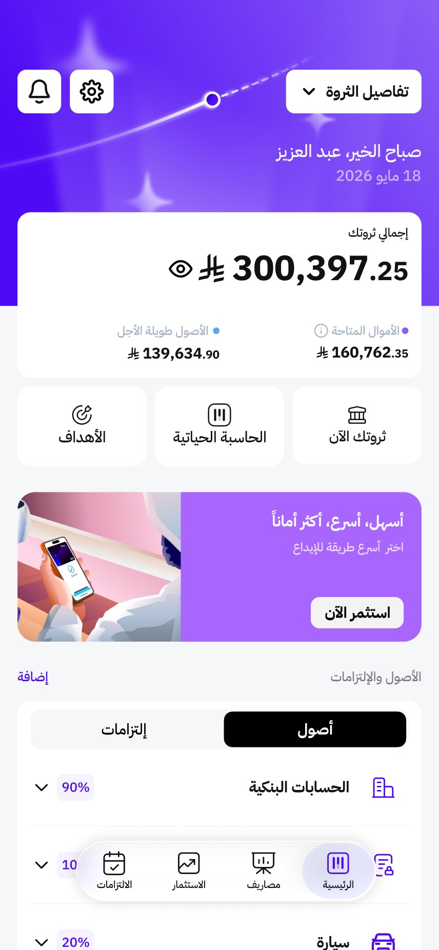 ادر ثروتك بكل وضوح